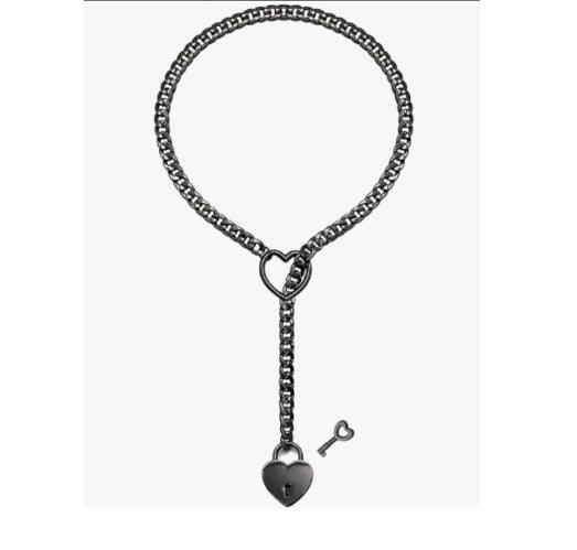 Collier Cubain Ajustable – Cœur Acier Inoxydable &  Style Moderne